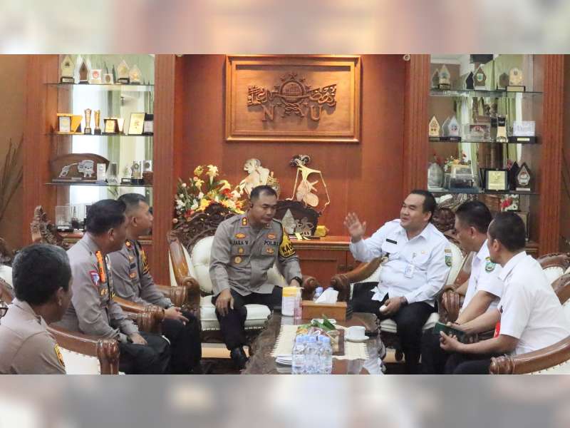 Pererat Sinergisitas, Kapolres Blora Sambangi Bupati dan Jajaran Forkopimda