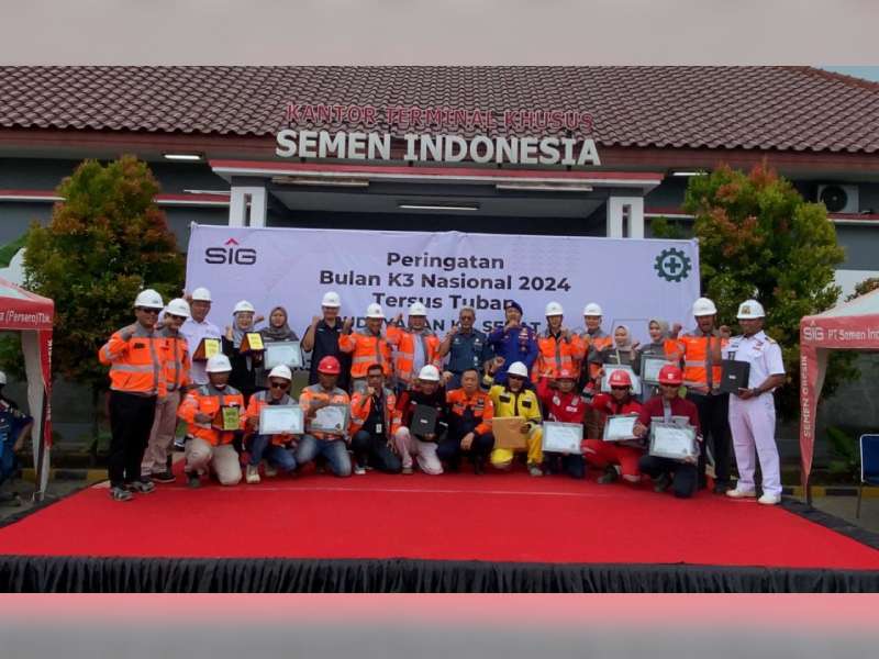 Peringatan Bulan K3, SIG Pabrik Tuban Ingatkan Pentingnya Jaga Keselamatan