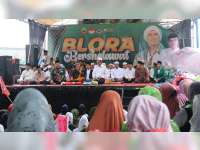 Jalan Getas-Randublatung, Blora Selesai Dibangun, Warga Gelar Selawatan