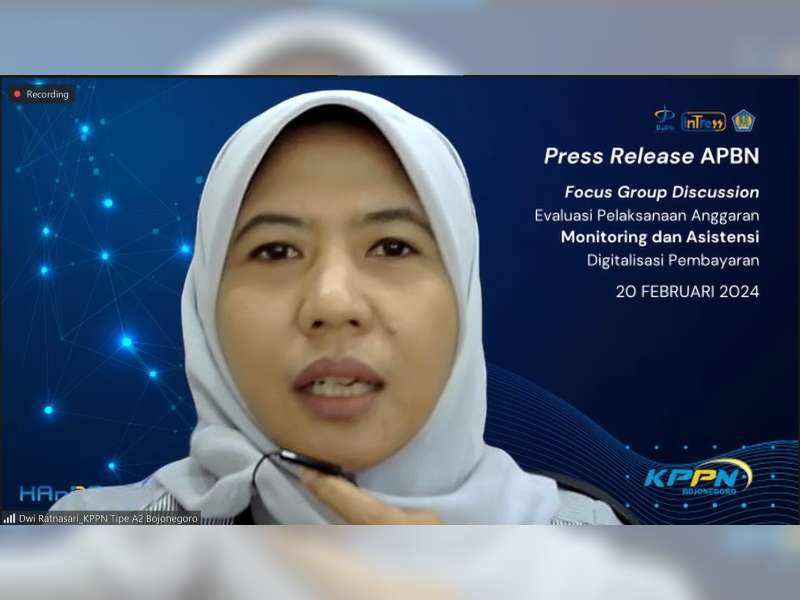 KPPN Bojonegoro Gelar Konferensi Pers Evaluasi dan Kinerja Fiskal APBN Februari 2024