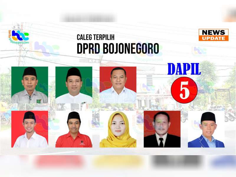 Berikut ini Caleg yang Diperkirakan Lolos Jadi Anggota DPRD Kabupaten Bojonegoro Dapil 5