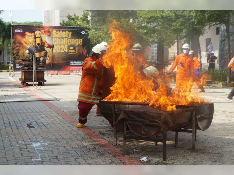 Penutupan Bulan K3 Nasional, SIG Pabrik Tuban Gelar Safety Challenge
