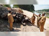 Penanganan Longsor Bengawan Solo di Blora Ditargetkan Selesai Akhir Bulan Mei