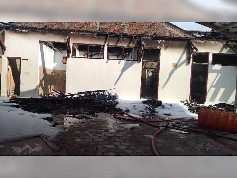 Gudang milik Bank BTPN Bojonegoro Terbakar, Kerugian Ditaksir Rp 60 Juta