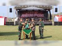 Pj Bupati Bojonegoro Adriyanto Hadiri Penutupan TMMD di Kecamatan Tambakrejo