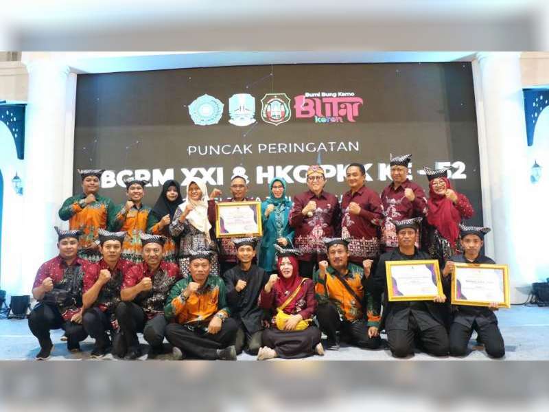 Bojonegoro Raih 3 Penghargaan pada Peringatan BBGRM dan HKG PKK Tingkat Provinsi Jatim
