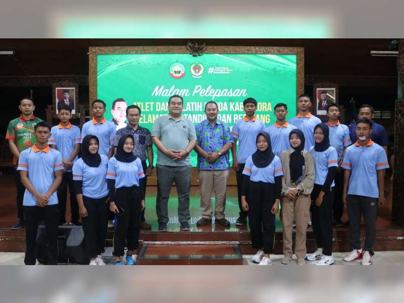 123 Atlet Popda Kontingen Blora Dilepas, Ini Pesan Bupati Arief