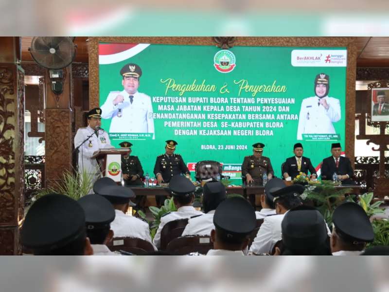 264 Kepala Desa di Blora Terima SK Perpanjangan Jabatan