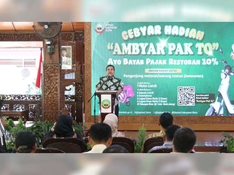 Melalui Program ‘Ambyar Pak To’, Beli Makanan di Blora Berkesempatan Mendapatkan Hadiah