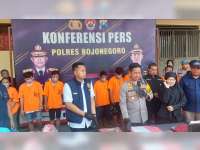 Polres Bojonegoro Ungkap 4 Kasus Pencurian, 4 Orang Tersangka Diamankan