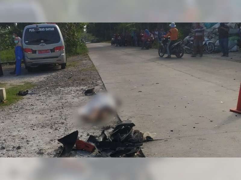 Tabrakan Motor di Gayam, Bojonegoro, Seorang Pemotor Meninggal, Seorang Lainnya Luka Ringan