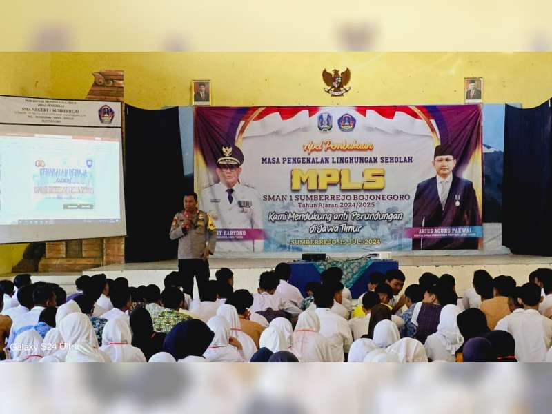 Cegah Aksi Perundungan, Polisi di Sumberrejo, Bojonegoro Sosialisasi ke Sekolah