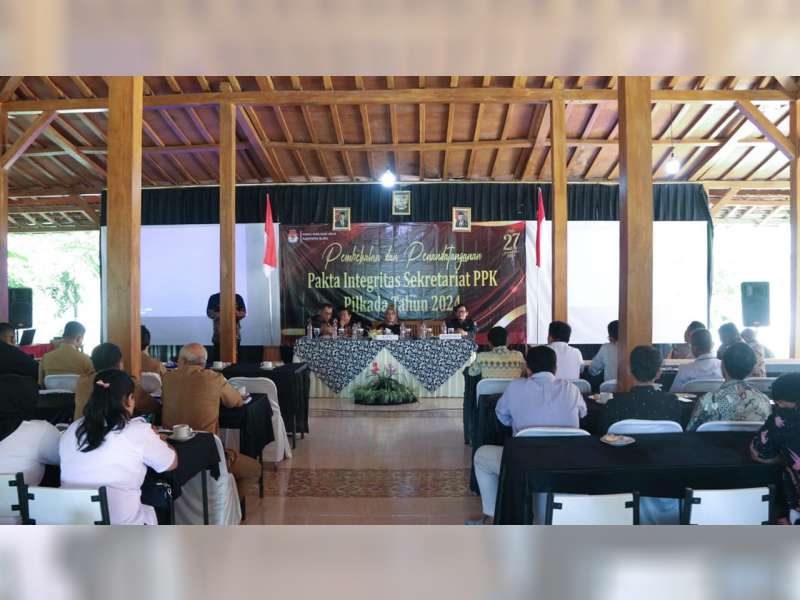 Perkuat Komitmen, Sekretariat PPK di 16 Kecamatan di Blora Tandatangani Pakta Integritas