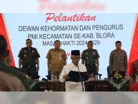 Dewan Kehormatan dan Pengurus PMI Kecamatan se-Kabupaten Blora Periode 2024-2029, Dilantik