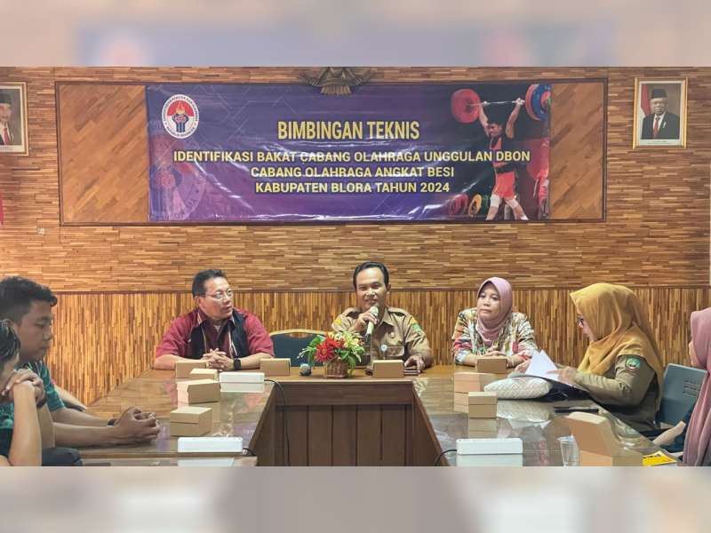 Kemenpora RI Lakukan Identifikasi Bakat Cabang Olahraga Angkat Besi di Kabupaten Blora