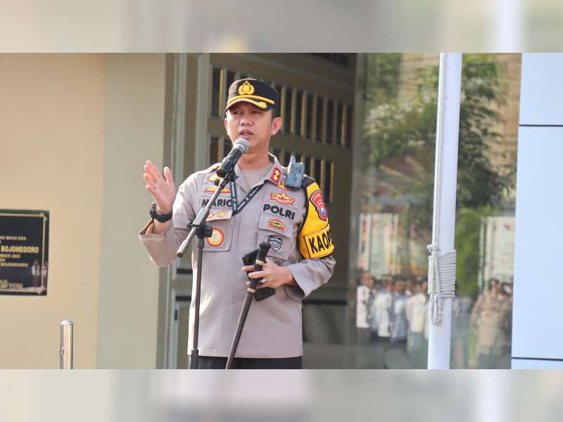 Sejumlah Perwira dan Kapolsek Jajaran Polres Bojonegoro Dimutasi