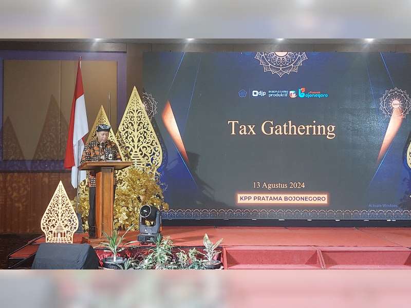 Apresiasi pada Wajib Pajak, KPP Pratama Bojonegoro Gelar Tax Gathering