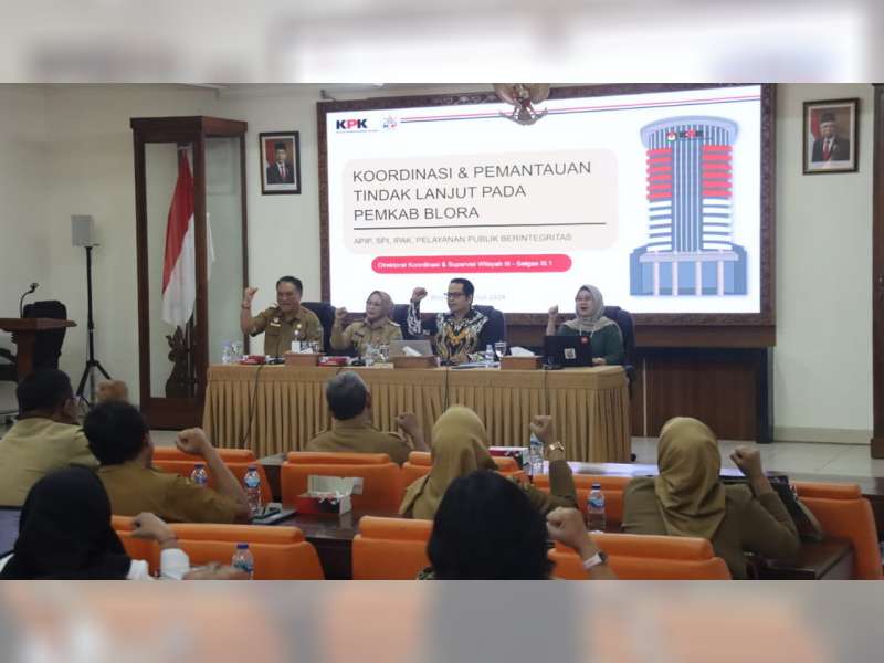 Berkunjung ke Blora, KPK Harap Tahun 2024 Nilai MCP dan SPI Kabupaten Blora Naik