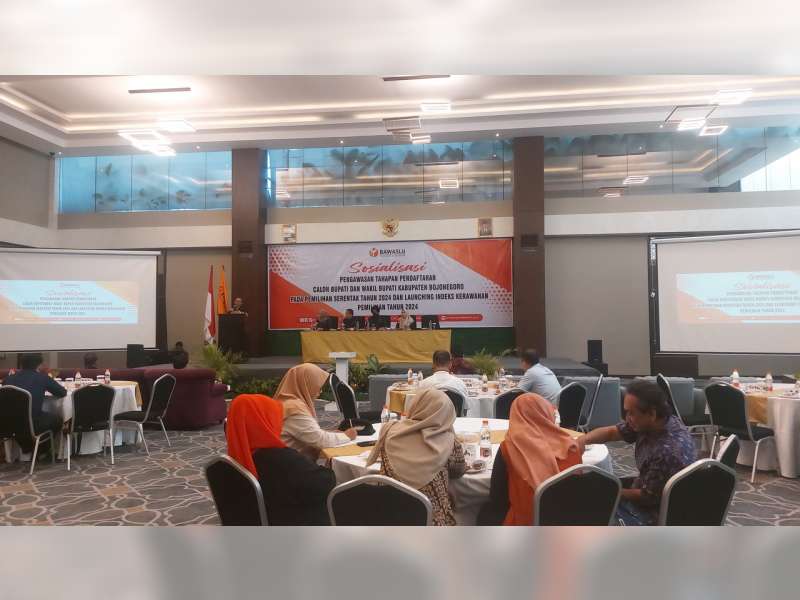 Bawaslu Bojonegoro Gelar Sosialisasi Pengawasan Tahapan Pilkada Serentak Tahun 2024
