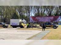 Polres Bojonegoro Laksanakan Apel Gelar Pasukan dan Peragaan Sispamkota Pengamanan Pilkada 2024