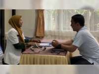 Bapaslon Wahono-Nurul Urus Surat Keterangan Sehat di RSUD Sosodoro Bojonegoro