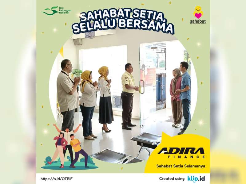 Adira Finance Rayakan Hari Pelanggan Nasional Melalui "Adira Menyapa Sahabat"