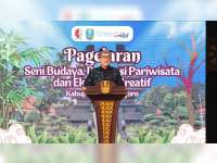 Pj Bupati Harap Pagelaran Seni di TMII Mampu Mendongkrak Pasar UMKM Bojonegoro