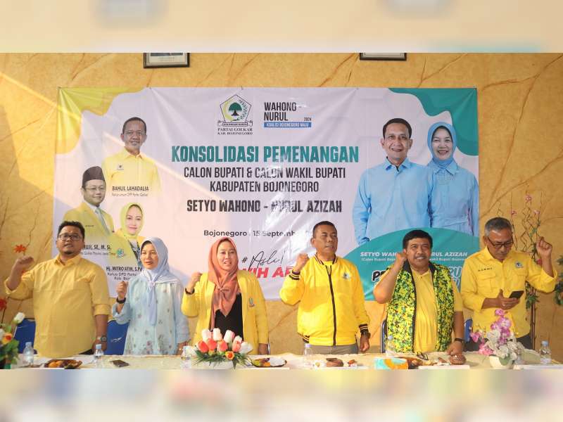 Golkar Siap Gerakkan Kader hingga Akar Rumput untuk Menangkan Wahono-Nurul di Pilkada Bojonegoro