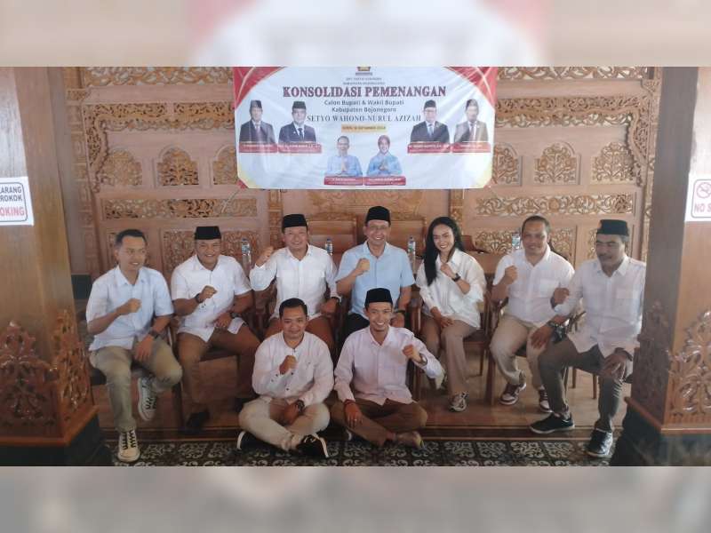 Partai Gerindra Targetkan Setyo Wahono-Nurul Azizah Menang 80 Persen di Pilkada Bojonegoro