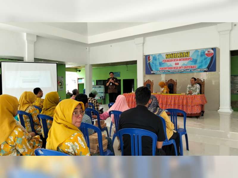 Diinisiasi PAKSI, Desa Kauman, Bojonegoro Memantapkan Diri Jadi Desa Anti Korupsi dan Anti Gratifikasi