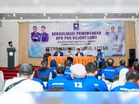 Di Konsolidasi PAN Bojonegoro, Wahono: Dalam 2 Tahun Pemerintahan Persoalan Air Bersih Harus Selesai