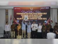 Pengundian Pilkada Bojonegoro, Teguh-Farida Nomor Urut 01, Wahono-Nurul Nomor Urut 02