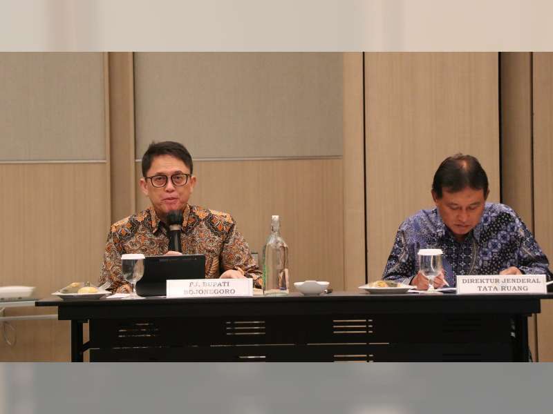 Pj Bupati Bojonegoro Hadiri Rakor Lintas Sektor RDTR di Kementerian Agraria