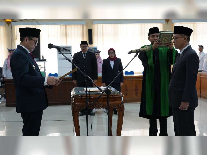 Pj Bupati Adriyanto Lantik Joko Lukito sebagai Pj Sekretaris Daerah Bojonegoro