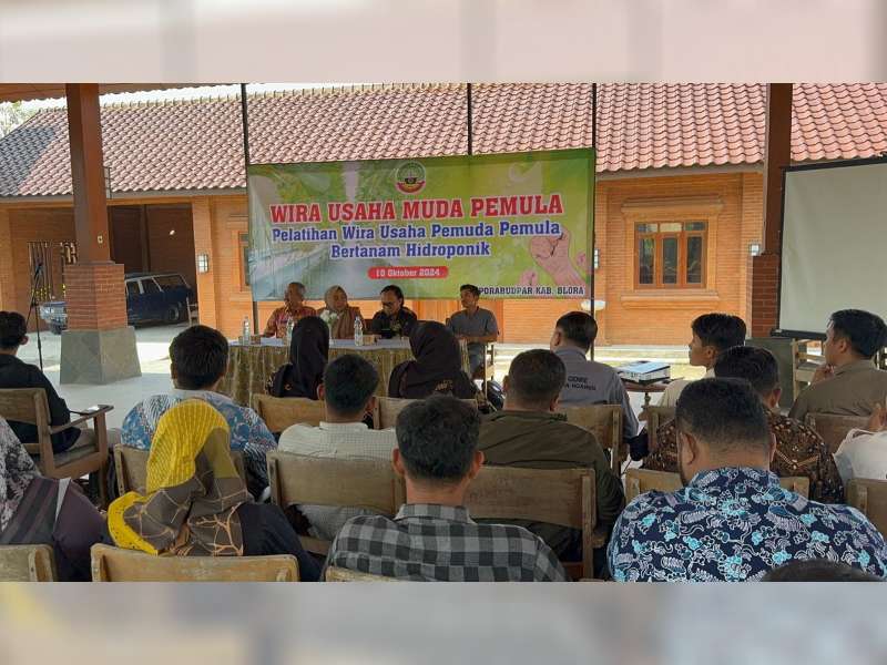 Pemkab Blora Gelar Pelatihan Bertanam Hidroponik untuk Kaum Milenial