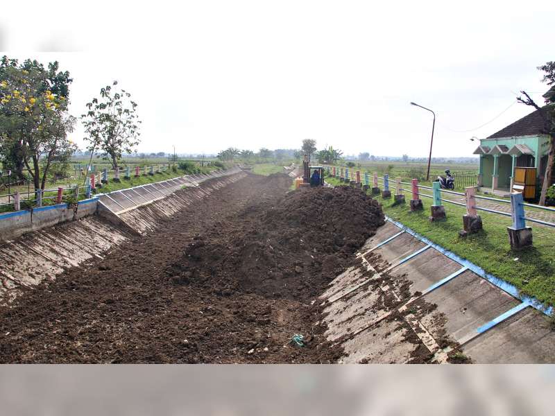 Optimalkan Kapasitas Tampungan dan Mitigasi Pencegahan Banjir, Bendung Gabus, Blora Dinormalisasi