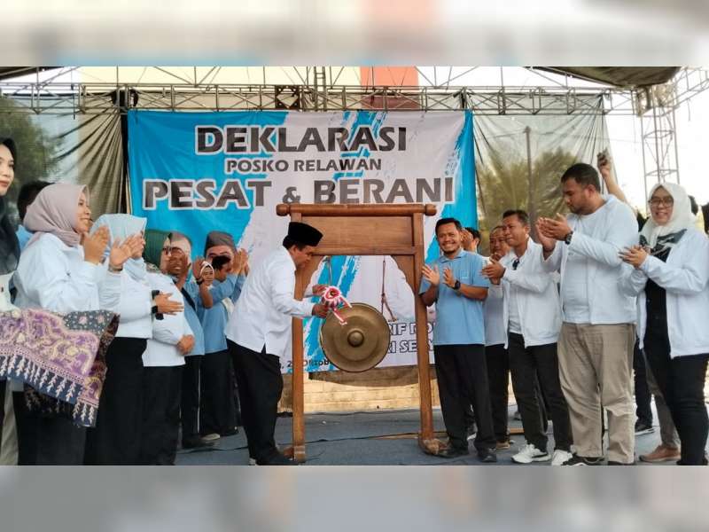 Makin Menguat di Blora, Relawan PESAT dan BERANI Deklarasi Menangkan Lutfi-Yasin dan Arief-Setyorini