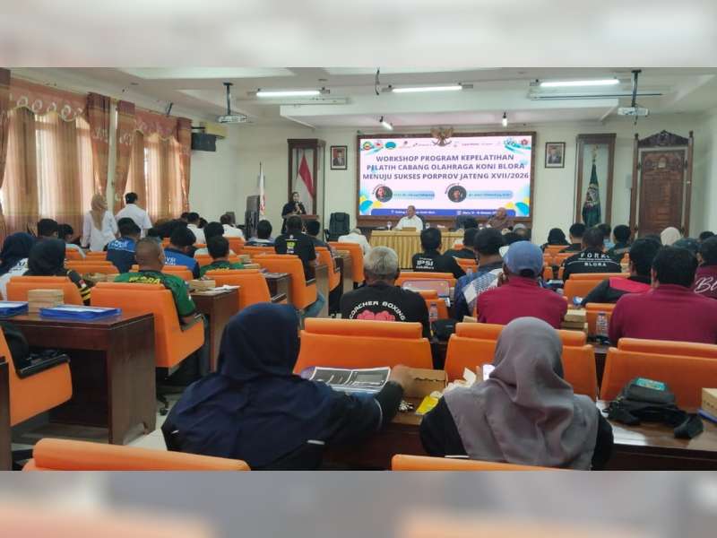 Genjot Prestasi Olahraga, KONI Blora Gelar Workshop Kepelatihan Intensif bagi Pelatih