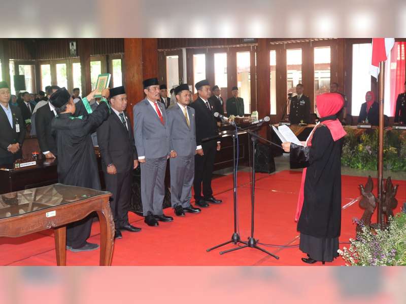 45 Anggota DPRD Blora Periode 2024-2029, Resmi Ucapkan Sumpah dan Janji