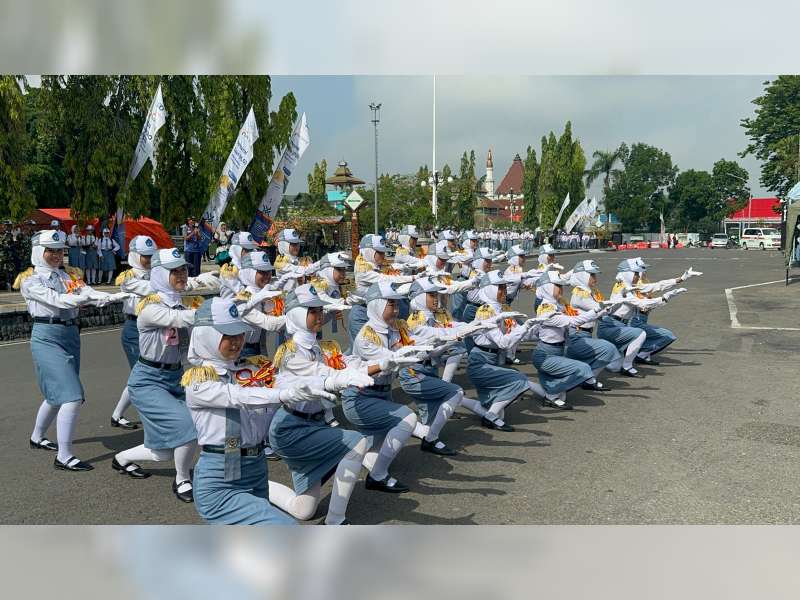 Pemkab Blora Gelar Gerak Jalan Indah Variasi Tingkat SMA Sederajat