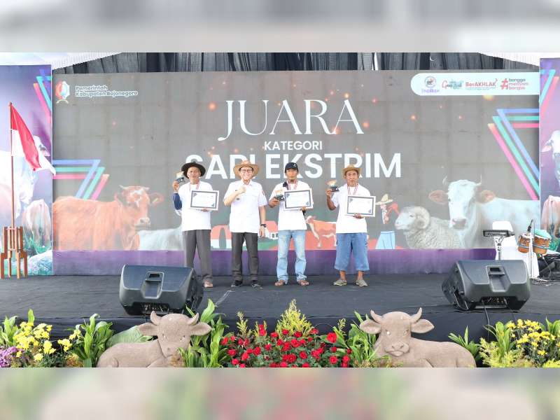 Wujudkan Kemandiarian Pangan Daerah, Pemkab Bojonegoro Gelar Kontes dan Pameran Ternak