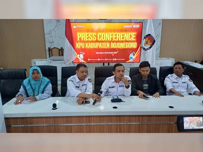 Pilkada Berlangsung Lancar, KPU Bojonegoro Minta Semua Pihak Ikuti Proses Rekapitulasi