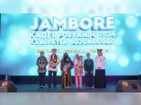 Pj Bupati Bojonegoro Didampingi Pj Ketua TP PKK Melaunching Aplikasi Gubuk Kopi Candu Jonegoro