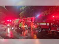 Gedung Eks Kantor Dinas Kesehatan Kabupaten Bojonegoro Terbakar