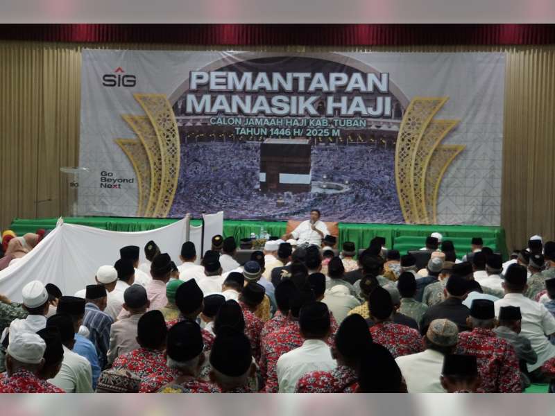 SIG Pabrik Tuban Berikan Pemantapan Manasik Haji Kepada Ratusan CJH Kabupaten Tuban