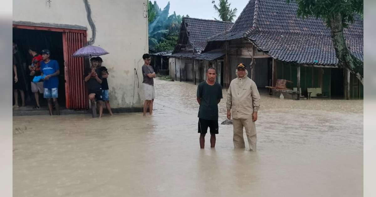 Banjir Bandang di Desa Bobol, Sekar, Bojonegoro, Seratus Lebih Rumah Warga Tergenang