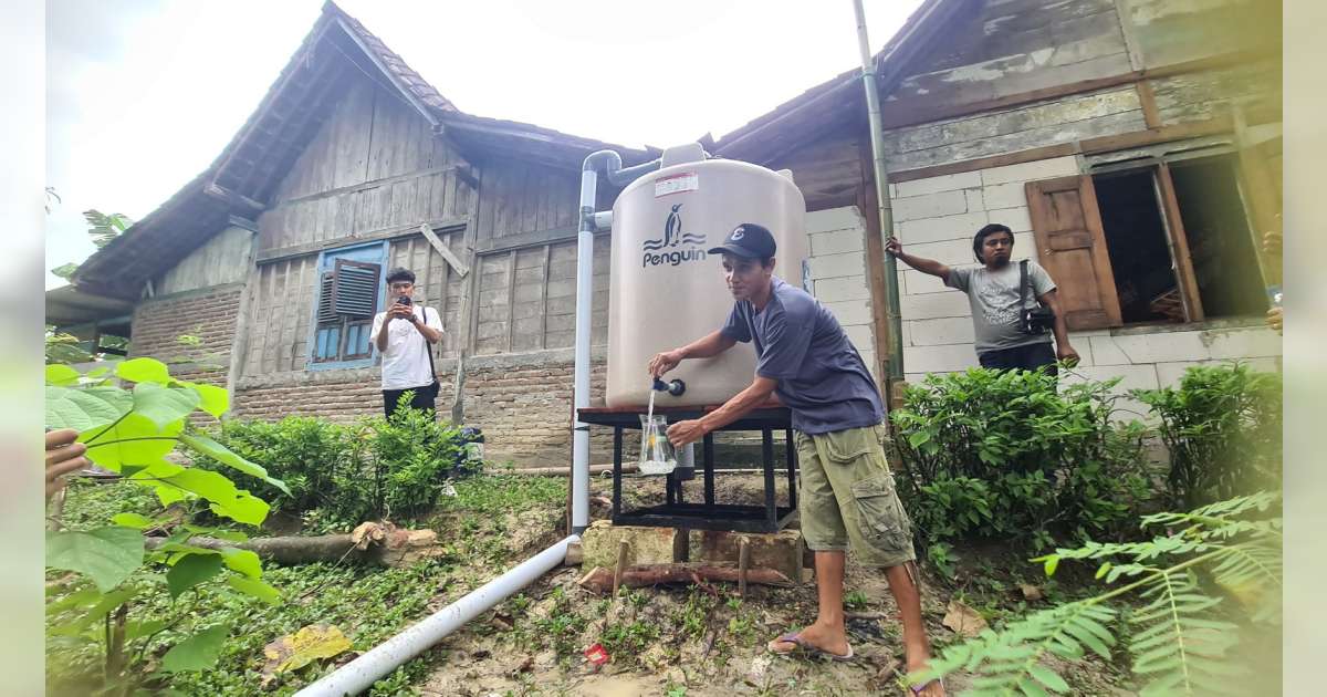 ‘Instalasi Pemanen Air Hujan’ Mulai Dikembangkan di Sejumlah Desa di Bojonegoro