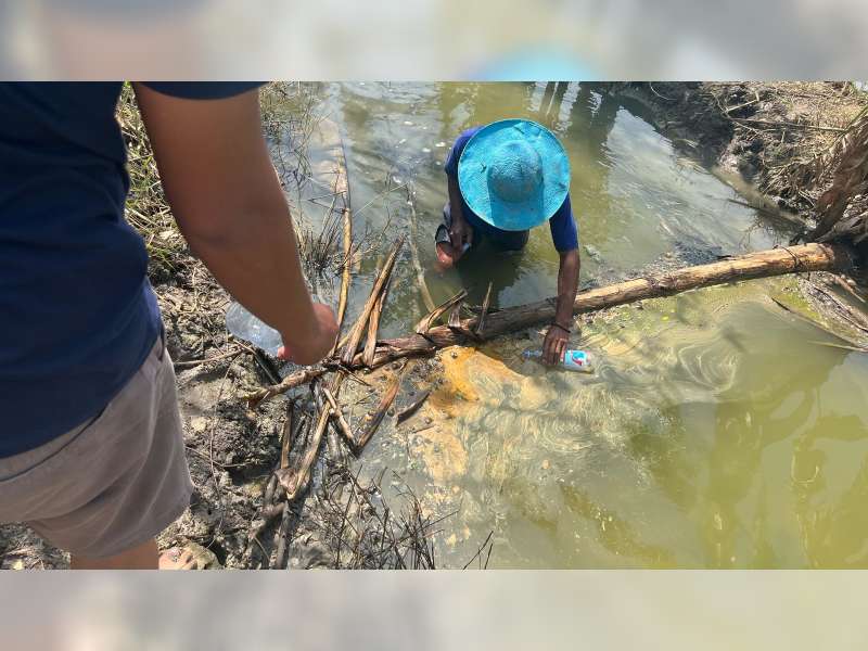 Polisi Ambil Sampel Air Terkait Dugaan Pencemaran Pengeboran Pertamina EP Sukowati Bojonegoro