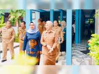 Jelang Pendaftaran, Wakil Bupati dan Ketua TP PKK Bojonegoro Kunjungi SMA Negeri 2 Taruna Pamong Praja