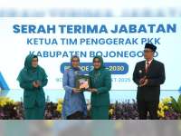 Cantika Wahono Resmi Jabat Ketua TP PKK Bojonegoro Periode 2025-2030
